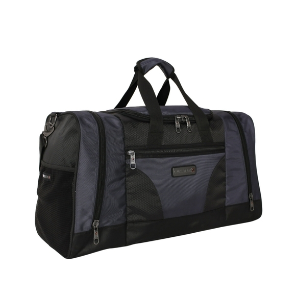 Swiss Tech 22 inch Urban Trek Travel Duffel Bag Blue Gray Polyester swisstech - Picture 3 of 8